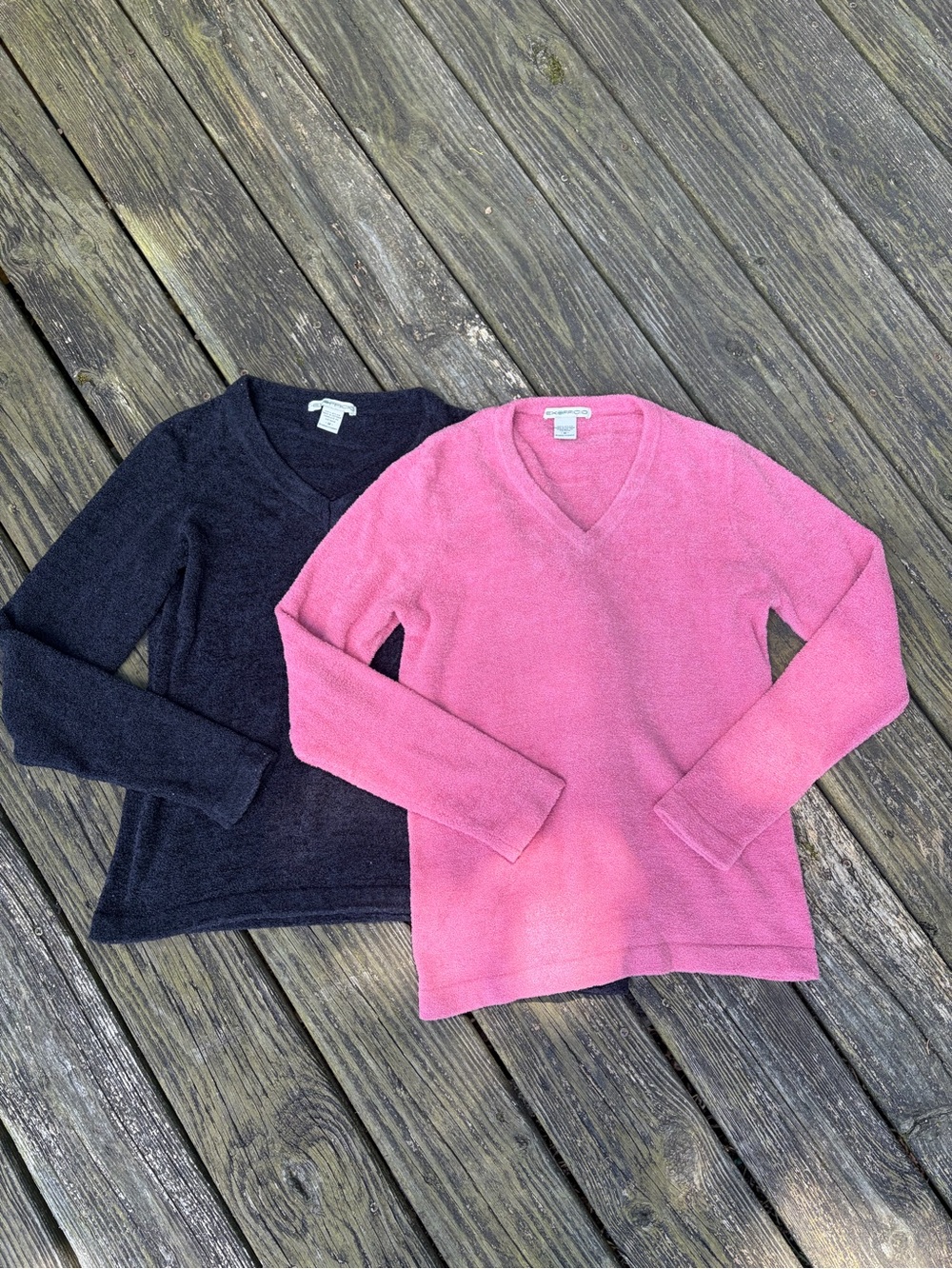 2 Exofficio Cozy V-Neck Sweaters